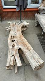 Salontafel boomstam, Ophalen