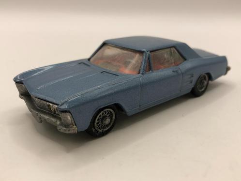 Corgi Toys 245 Buick Riviera bandjes -blauw REPAINT - M4, Hobby en Vrije tijd, Modelauto's | 1:43, Gebruikt, Auto, Corgi, Ophalen of Verzenden