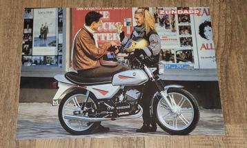 Zundapp reklamefolder NL 1984  CS 50 model 540 beschikbaar voor biedingen