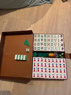 Luxe Mahjong Set in Koffer - Compleet!, Ophalen, Zo goed als nieuw, Overige typen