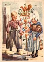 VHK, Palmpasen, Volendam, Max Nauta, Verzamelen, Ansichtkaarten | Themakaarten, Verzenden, 1940 tot 1960, Gelopen, Klederdracht