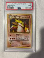 Pokémon - Sandslash - 1998 Japanese Vending - PSA 9, Ophalen of Verzenden, Nieuw, Losse kaart