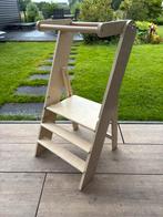 Bouchelle leertoren keukenhulp naturel hout, Kinderen en Baby's, Ophalen, Nieuw, Meegroeistoel