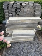 Terras stenen en stoeptegels, Tuin en Terras, Tegels en Klinkers, Ophalen, Gebruikt, 5 tot 10 m², Beton