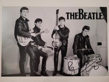 The Beatles Pete Best Handtekening Foto Gesigneerd  beschikbaar voor biedingen