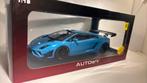 Lamborghini gallardo gt3 fl2 bleu autoart 1.18