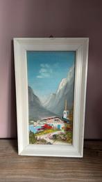 Klein Schilderstukje Bergmeer, Ophalen of Verzenden