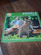 Legpuzzel met konijntjes - 1000 stukjes - nieuw, Hobby en Vrije tijd, Ophalen of Verzenden, 500 t/m 1500 stukjes, Zo goed als nieuw
