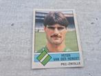 Panini Voetbal 1987 vd Hengst nr 201 PEC Zwolle, Verzamelen, Sportartikelen en Voetbal, Verzenden, Zo goed als nieuw, Overige binnenlandse clubs