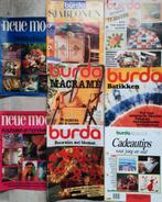 8x BURDA & NEUE MODE hobby/handwerkbladen - boekje gratis, Hobby en Vrije tijd, Gebruikt, Ophalen of Verzenden