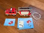 Playmobil Brandweerauto 4822 met aanhangwagen 7485, Kinderen en Baby's, Ophalen of Verzenden, Gebruikt, Complete set