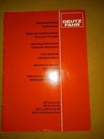 Instruktieboek Deutz Fahr Cirkelschudders KH 2.36, 2.44, 2.5, Boeken, Ophalen of Verzenden, Gelezen, Tractor en Landbouw