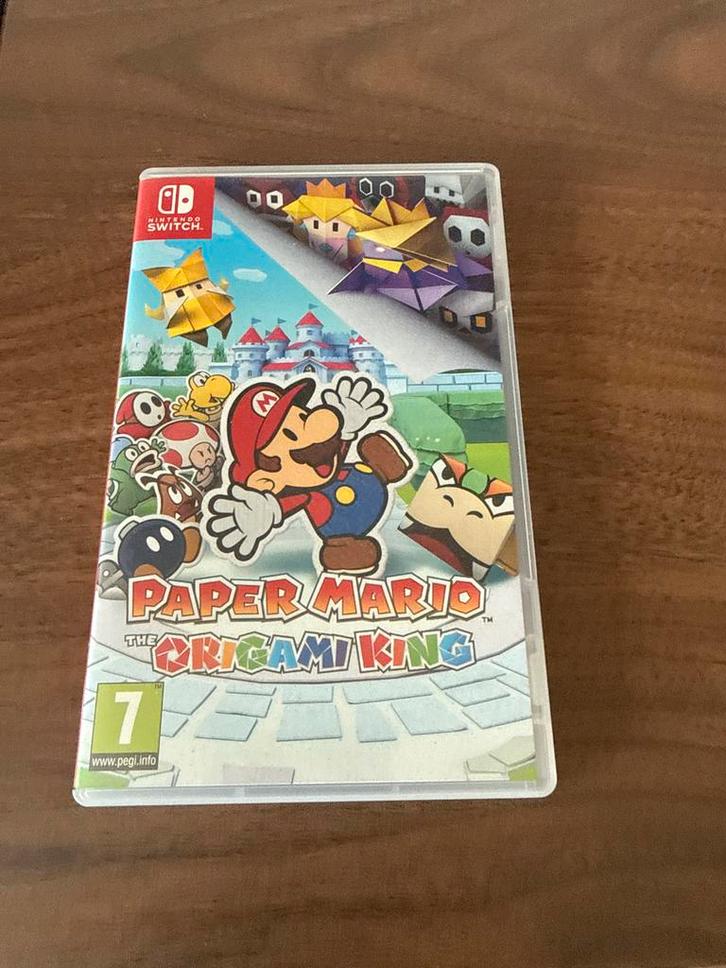 Paper Mario: The Origami King - Nintendo Switch, Spelcomputers en Games, Games | Nintendo Switch, Zo goed als nieuw, Avontuur en Actie