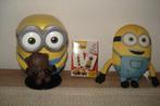 Set Minions Spaarpot kaartspel knuffeltje, Ophalen of Verzenden, Zo goed als nieuw, Steen, Aardewerk of Keramiek, Overige thema's