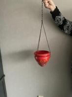 Antieke hang bloempot, Tuin en Terras, Bloempotten, Ophalen, Overige materialen, Gebruikt, Rond