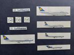 Diverse Lufthansa zegels (labels) LU69), Ophalen of Verzenden, Gebruikt, Kaart, Foto of Prent