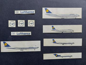 Diverse Lufthansa zegels (labels) LU69)  beschikbaar voor biedingen
