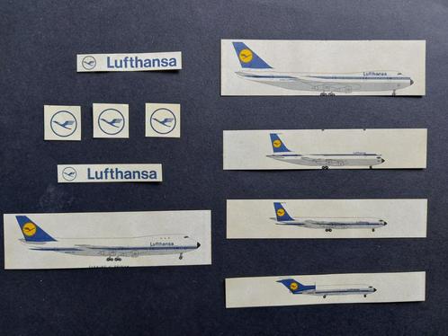 Diverse Lufthansa zegels (labels) LU69), Verzamelen, Luchtvaart en Vliegtuigspotten, Gebruikt, Kaart, Foto of Prent, Ophalen of Verzenden