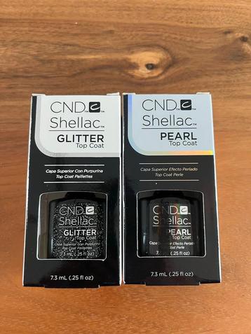 CND Shellac Topcoat Glitter & Pearl - Nieuw beschikbaar voor biedingen