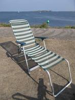 Base Camp stoel campingstoel met voetenbank, Caravans en Kamperen, Kampeermeubelen, Ophalen, Gebruikt, Campingstoel