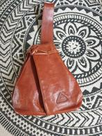 Leren dames rugtas, Il Cigno, cognac kleurig, Sieraden, Tassen en Uiterlijk, Ophalen of Verzenden, Zo goed als nieuw, Bruin, Overige typen