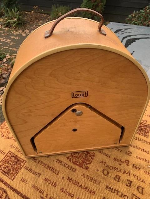 LOUET S 40KOFFER SPINNEWIEL, Hobby en Vrije tijd, Spinnewielen en Spinnen, Zo goed als nieuw, Spinnewiel, Ophalen of Verzenden