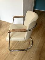 Stoel/fauteuil Dutch Originals Paul Schuitema, room-wit, Huis en Inrichting, Stoelen, Kunststof, Wit, Modern klassiek, Ophalen of Verzenden