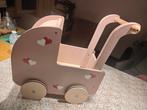 Poppenwagen hout, Kinderen en Baby's, Speelgoed | Houten speelgoed, Ophalen of Verzenden, Zo goed als nieuw, Duw- of Trekspeelgoed
