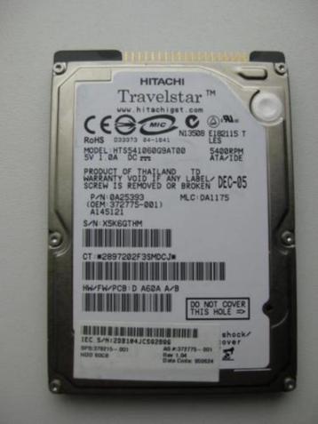 Hitachi 60GB IDE 5400rpm laptop harddisk beschikbaar voor biedingen