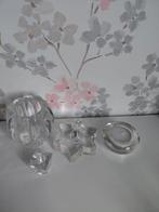 Waxinelichtjes en kaars houders glas engel ster, Diversen, Kerst, Ophalen, Gebruikt