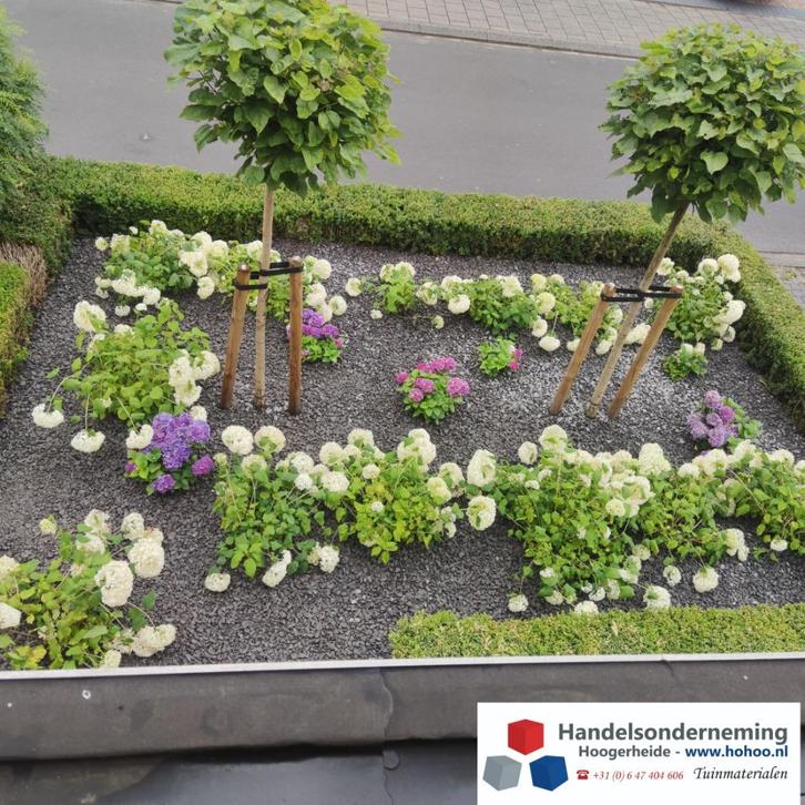Basalt split antraciet zwart siersplit tuin decoratie border, Tuin en Terras, Grind, Keien en Split, Nieuw, Split, Antraciet, Overige materialen
