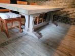 Kloostertafel eettafel lange tafel mancave, Ophalen, Gebruikt, 200 cm of meer, 50 tot 100 cm
