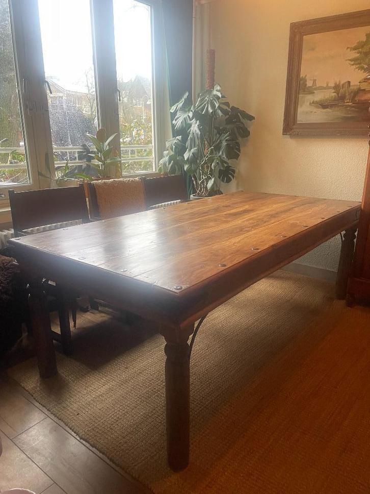 Prachtige Antieke Indiase Tafels 1920, Antiek en Kunst, Antiek | Meubels | Tafels, Ophalen