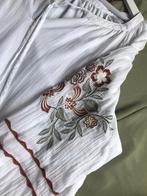 Esprit flowy style witte tuniek blouse borduur details 40 42, Maat 42/44 (L), Esprit, Ophalen of Verzenden, Lange mouw