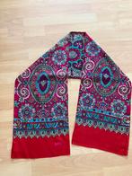 Oilily rood gebloemd sjaaltje zgan, Oilily, Ophalen of Verzenden, Zo goed als nieuw, Sjaal