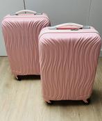 2 Handbagagekoffers CarryOn Wave – roze – 54 cm, Ophalen, Gebruikt, Hard kunststof, 50 tot 60 cm