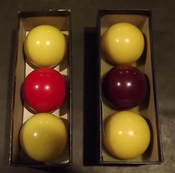 biljartballen beschikbaar voor biedingen