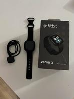 Fitbit versa 3, Sieraden, Tassen en Uiterlijk, Smartwatches, Ophalen, Zwart, Zo goed als nieuw, Fitbit