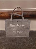 Tas met opdruk 'boodschappen wijn', Ophalen of Verzenden