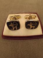 Vintage manchetknopen zilver boogschutter, Sieraden, Tassen en Uiterlijk, Manchetknopen, Gebruikt, Verzilverd, Onbekend, Ophalen of Verzenden