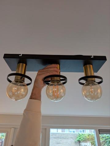 Stijlvolle Lucide Plafondlamp Goud/Zwart beschikbaar voor biedingen