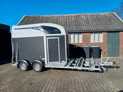 Atec Starline koetstrailer 1.5 paards, Dieren en Toebehoren, Paarden en Pony's | Trailers en Aanhangwagens, Zo goed als nieuw