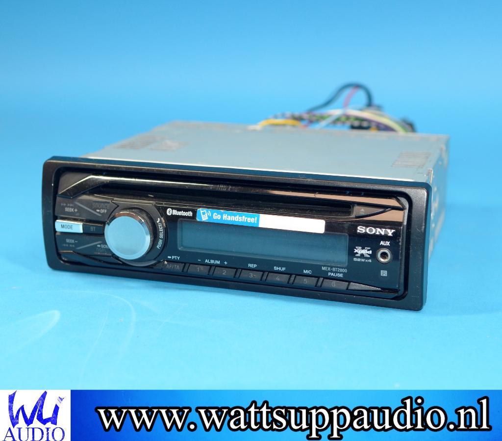 SONY MEX-BT2800 XPLOD Headunit CD/AUX/BT Autoradio, Gebruikt, SONY, ., Ophalen of Verzenden