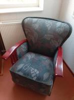 Aantrekkelijke art deco achtige stoel, Huis en Inrichting, Fauteuils, Ophalen, Gebruikt, 75 tot 100 cm, Stof