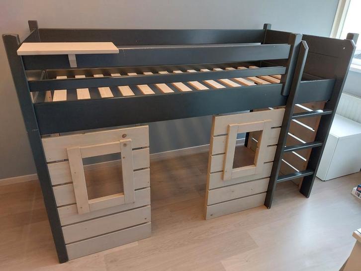 Alta halfhoogslaper / hutbed, Kinderen en Baby's, Kinderkamer | Stapelbedden en Hoogslapers, Gebruikt, Halfhoogslaper, Ophalen