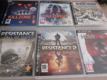PS3 Games - Killzone, Resistance, SOCOM, Homefront beschikbaar voor biedingen