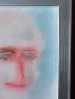 Abstract Pastel Tekening Ingelijst, Antiek en Kunst, Verzenden
