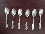 6 Verzilverde Thee lepeltjes, Ophalen of Verzenden