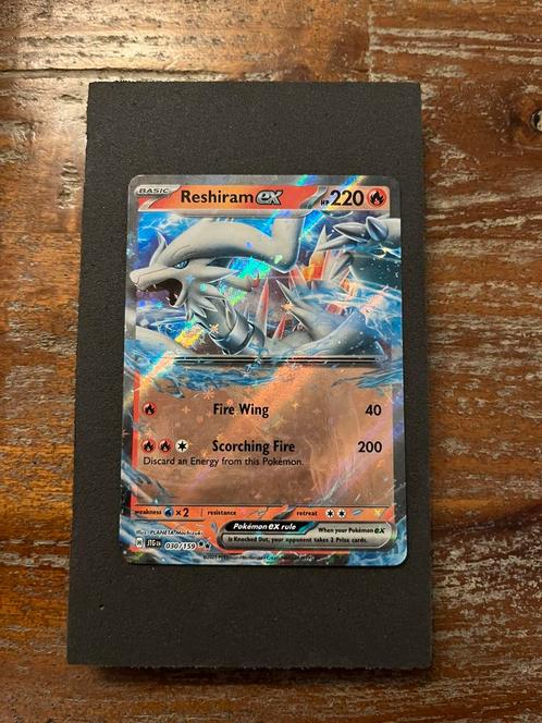 Pokémon Kaart Reshiram EX Journey Together, Hobby en Vrije tijd, Verzamelkaartspellen | Pokémon, Zo goed als nieuw, Losse kaart