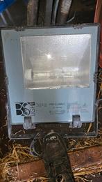 bouwlamp / gasontladingslamp, Doe-het-zelf en Verbouw, Bouwverlichting, Ophalen, Gebruikt, 200 tot 500 watt, Lamp met armatuur